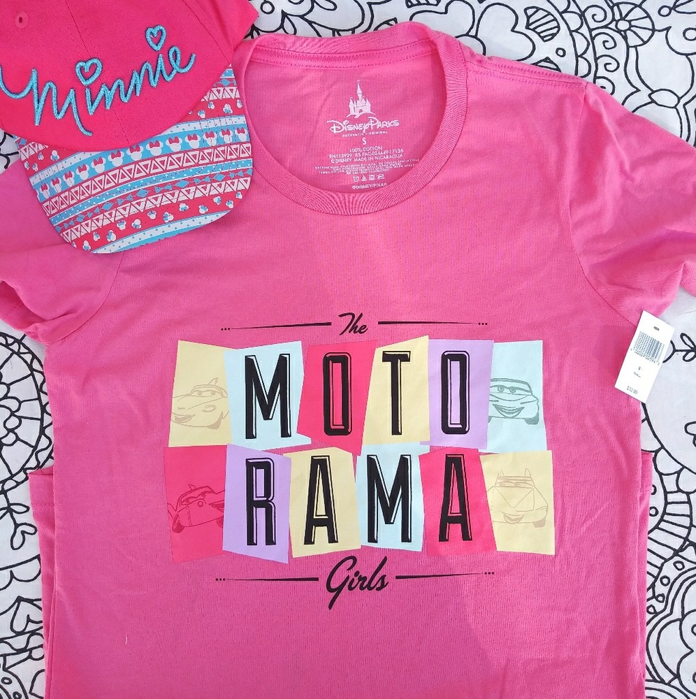 DISNEY carsland "moto rama " shirt disneyland